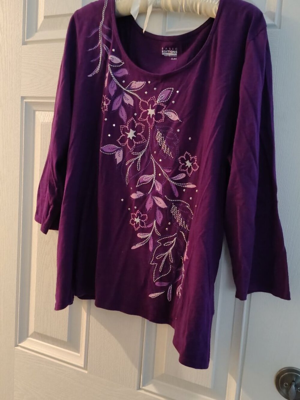 Womens 3/4 length sleeves Knit Top NWT